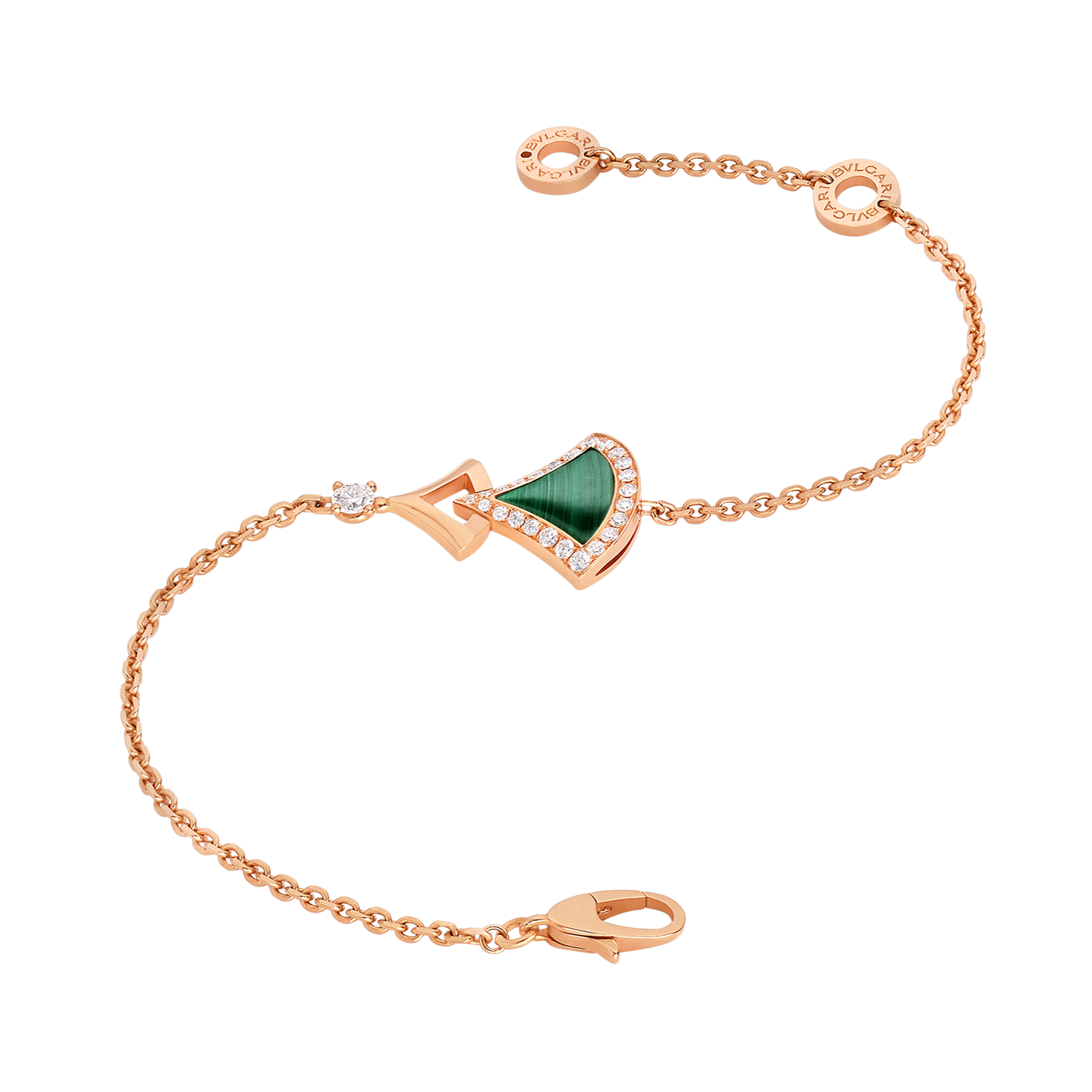 Bvlgari Dream Malachite 18K Gold Bracelet