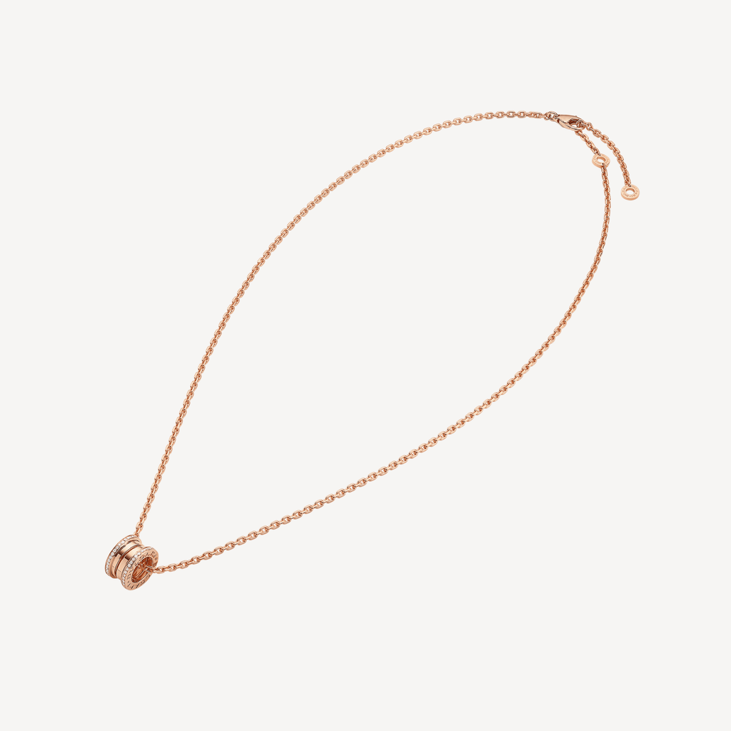 B.zero1 Pave Diamonds 18K Gold Necklace