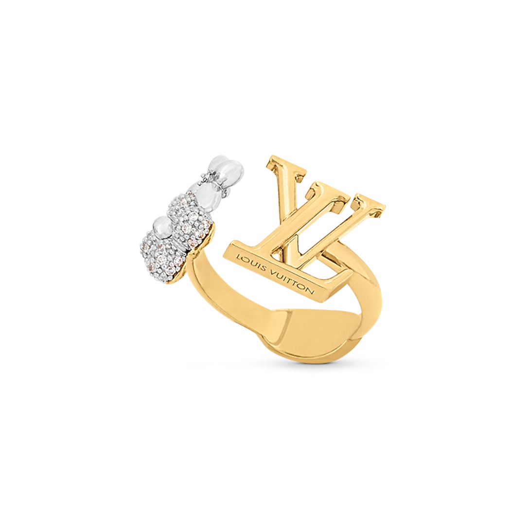 Louis Vuitton Gram 18K Gold Ring