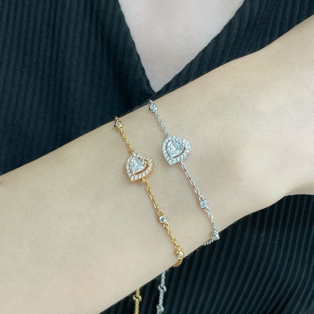 Messika Joy Coeur Cubic Zirconia Bracelet