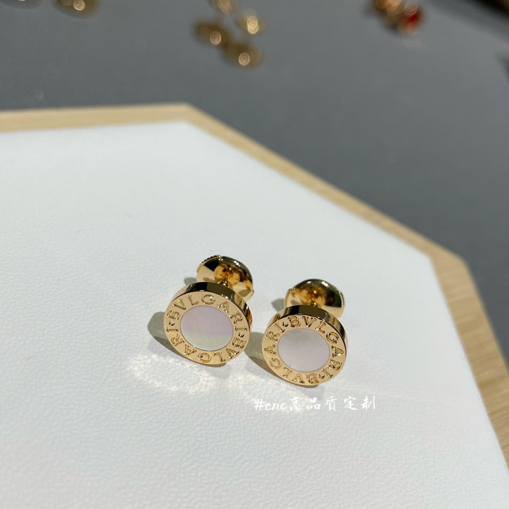 Bvlgari Earrings Cluster White Gold