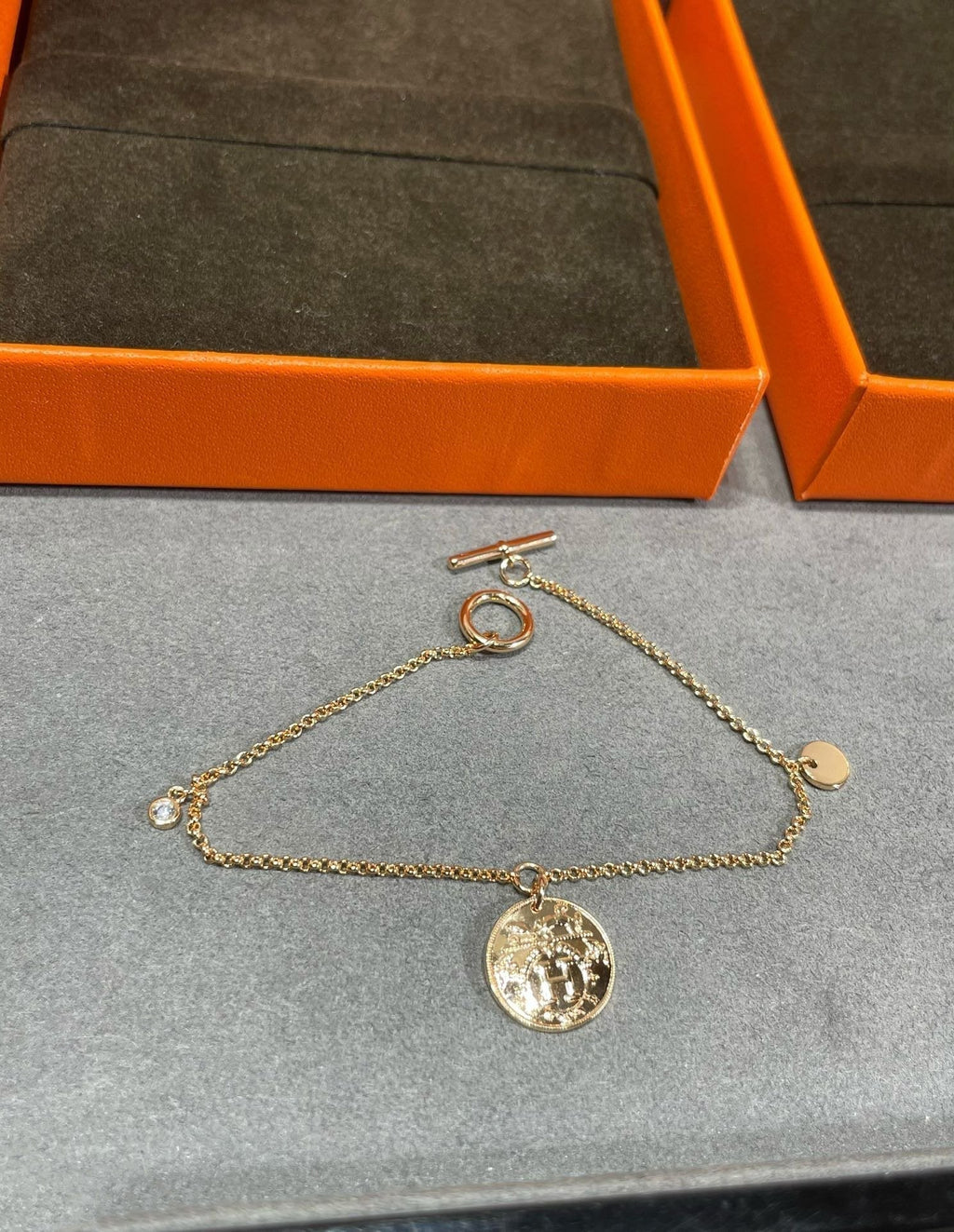 Hermes HM Coin Bracelet
