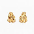 Balenciaga Gold 18K Gold Earrings