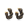 Bvlgari Black 18K Gold Earrings