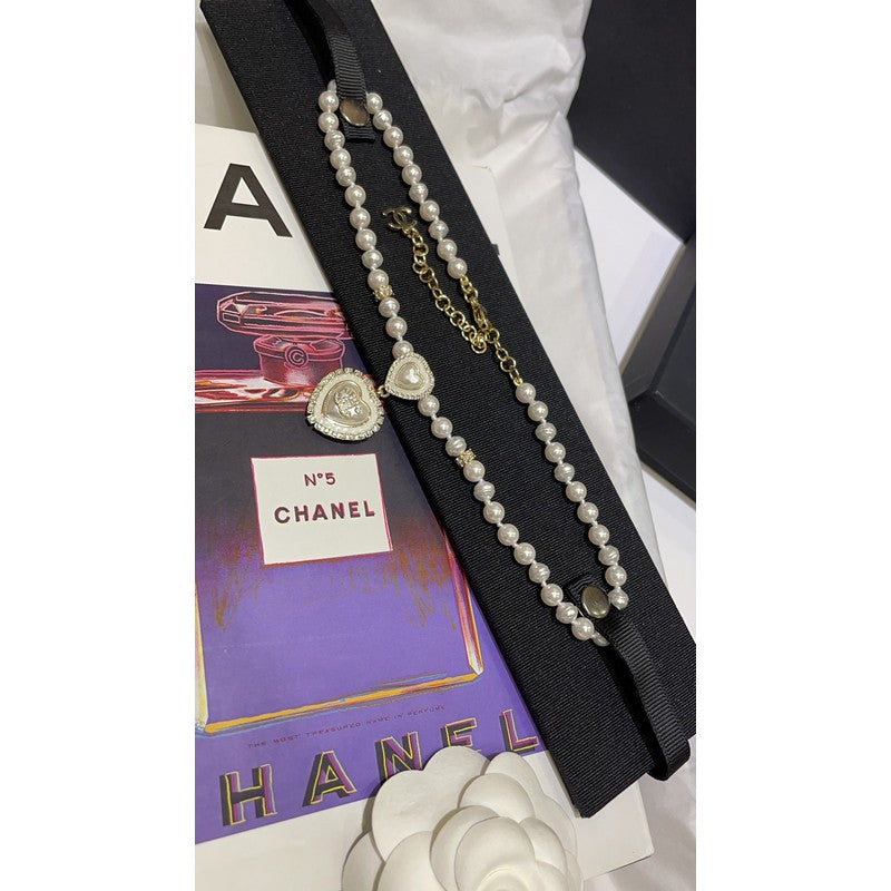 Chanel 24A Pearl 18K Gold Necklace