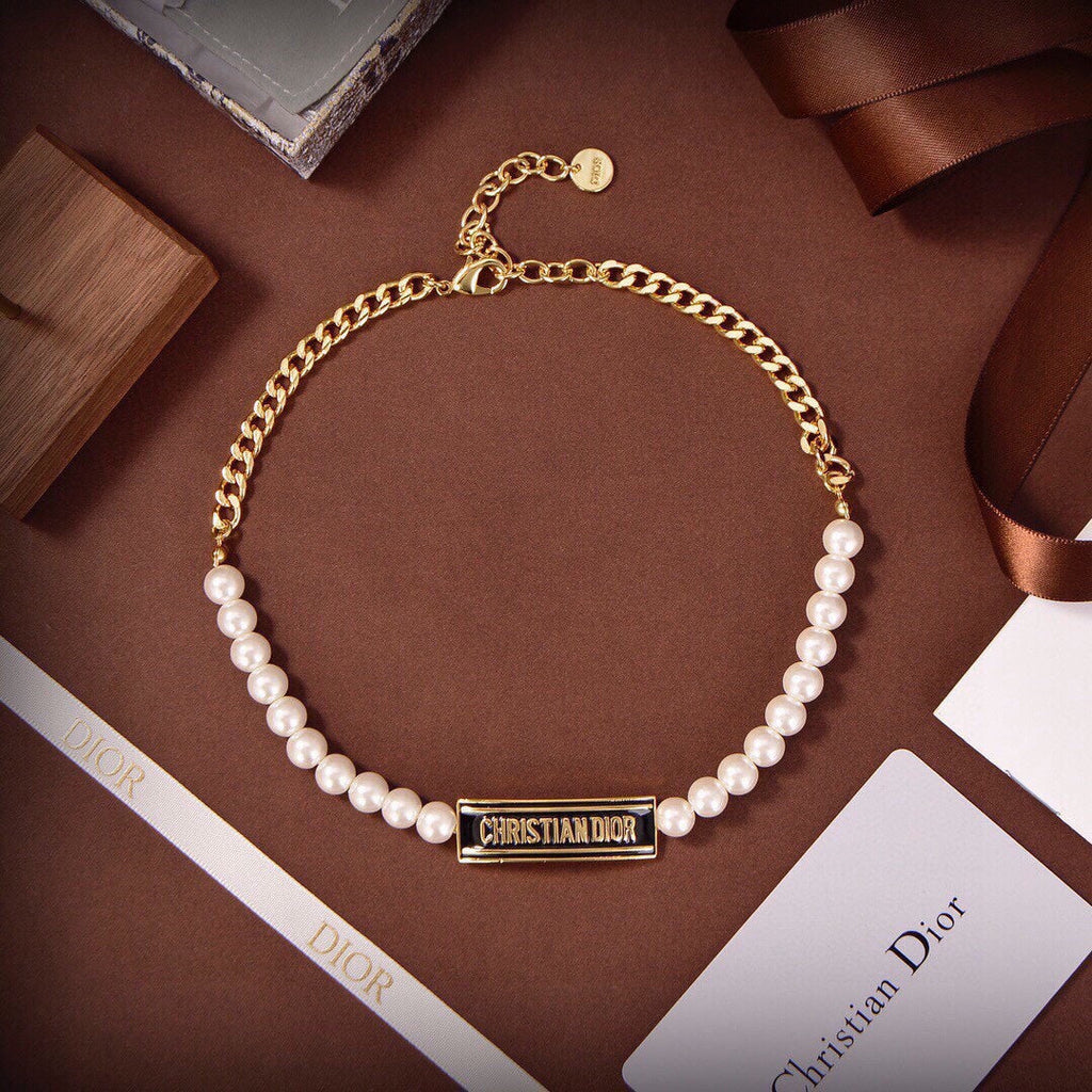 Dior 30 Montaigne 18K Gold Necklace