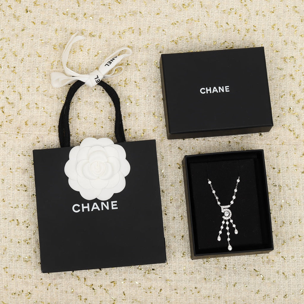 Chanel Eternal N5 Silver Cubic Zirconia Bracelet